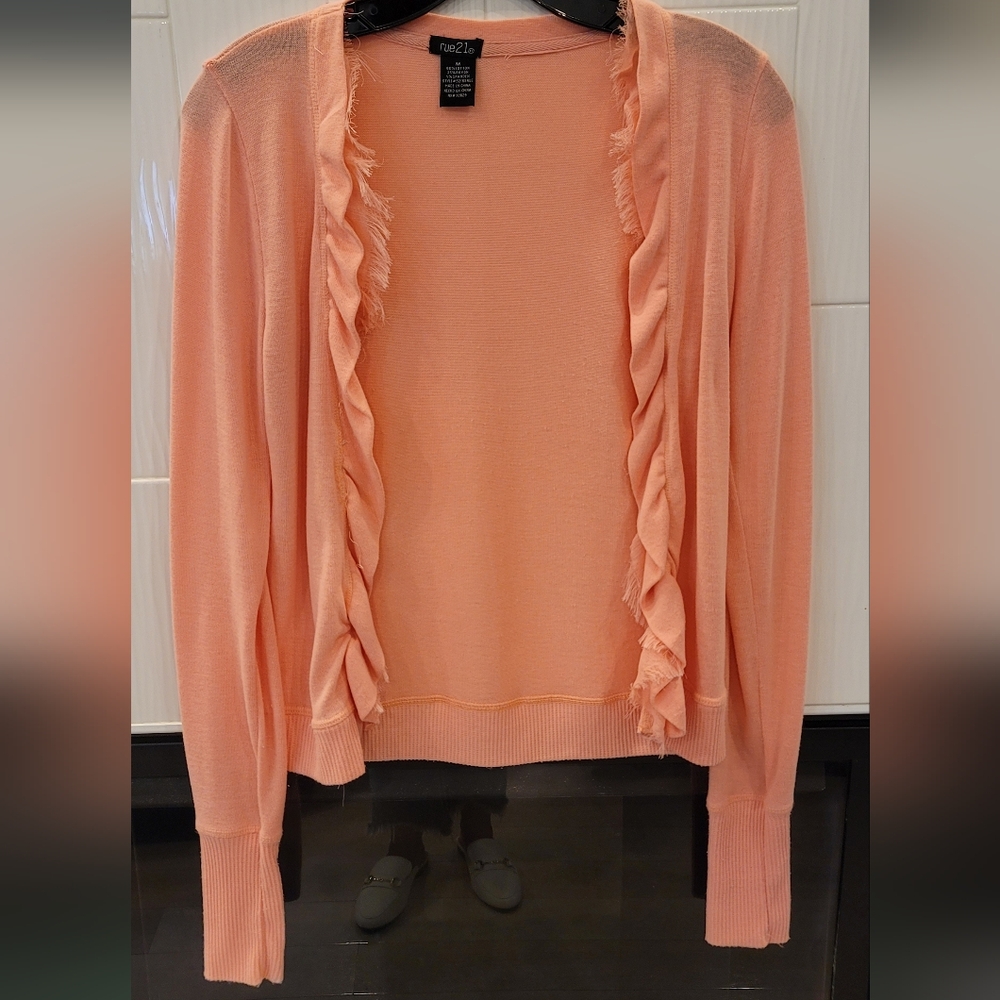 Peach Long Sleeve Sweater Size M